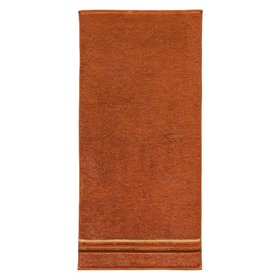 Schiesser Handtuchset Skyline Color - 4-teilig - 50 x 100 cm - Terrakotta