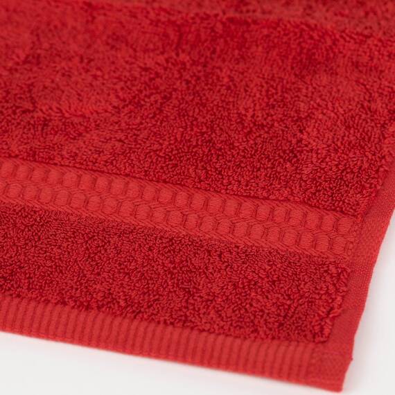 TRAMAS+ Premium 700 g, 100% Baumwolle, 4 Handtücher 50x100 cm und 2 Badetücher 70x140 cm, extra weich, schnelltrocknend und sehr saugfähig - Rot