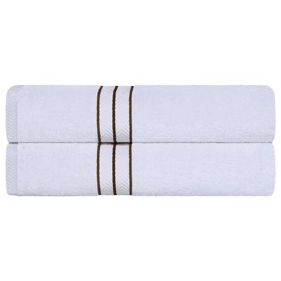 Superior Türkische Baumwolle, ultraplüschiges 2-teiliges Badetuch-Set, übergroße Handtücher für Erwachsene und Kinder, Hotel-Kollektion, flauschig weich, schnell trocknend, Essentials, Gäste-WC,