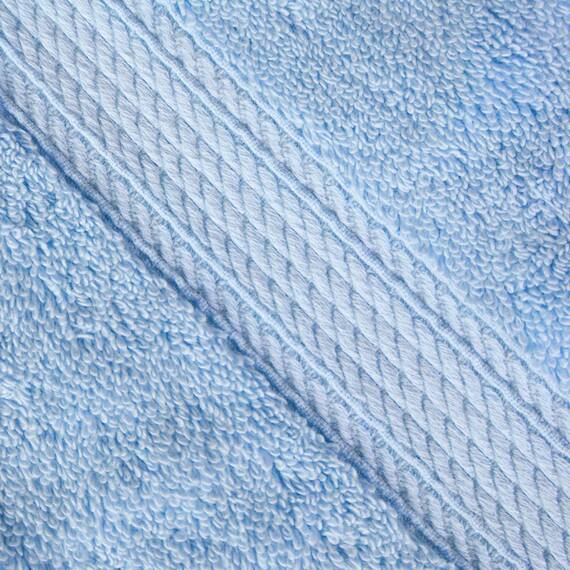 Superior - 6-teiliges Gesichtshandtuchset, Baumwolle, hellblau, 900 g