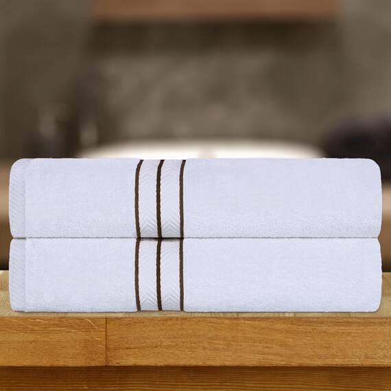 Superior Türkische Baumwolle, ultraplüschiges 2-teiliges Badetuch-Set, übergroße Handtücher für Erwachsene und Kinder, Hotel-Kollektion, flauschig weich, schnell trocknend, Essentials, Gäste-WC,