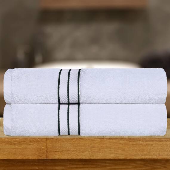 Superior Türkische Baumwolle, ultraplüschiges 2-teiliges Badetuch-Set, übergroße Handtücher für Erwachsene und Kinder, Hotel-Kollektion, flauschig weich, schnell trocknend, für Zuhause, Gäste-WC,
