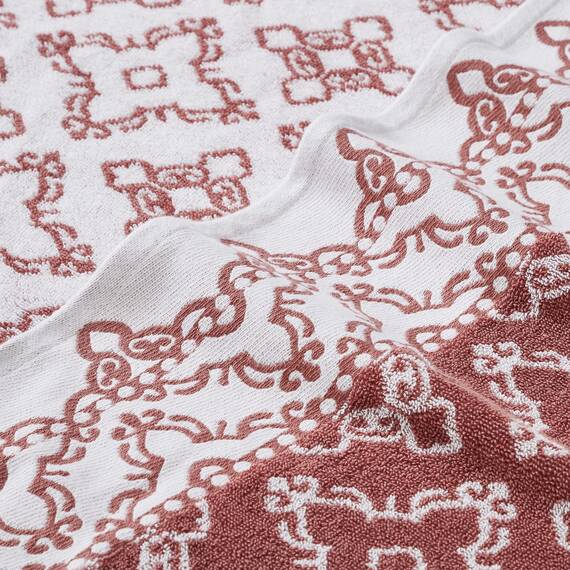 Modern Threads 6-teiliges Set, 2 Badetücher, 2 Handtücher, 2 Waschlappen garngefärbtes Jacquard/festes Handtuch-Set Charlize Clay