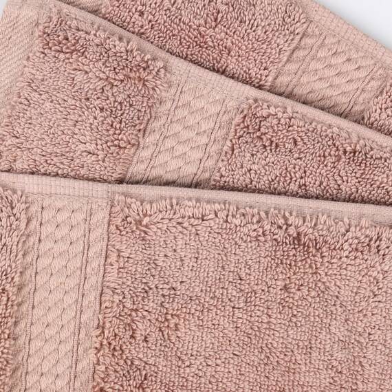 Superior Handtücher aus ägyptischer Baumwolle, 4er-Set, ultraweiche Handtücher, Dickes Plüsch, saugfähig, schwer, Gästebad, Hotel, Spa, Badezimmer, Duschbasics, lila (Gedämpftes Mauve)