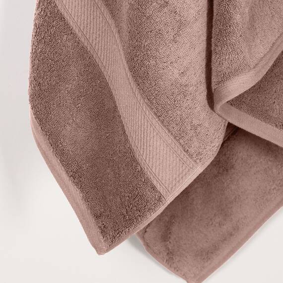 Superior Handtücher aus ägyptischer Baumwolle, 2er-Set, ultraweiche Handtücher, Dickes Plüsch, saugfähig, schwer, Gästebad, Hotel, Spa, Pool, Badezimmer, Duschbasics, lila (Gedämpftes Mauve)
