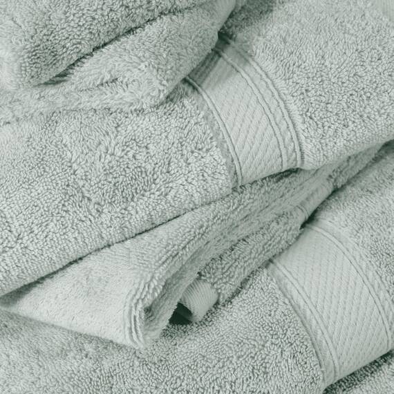 Superior - 6-teiliges Handtuchset, 900 Gramm, Baumwolle, gischtfarben