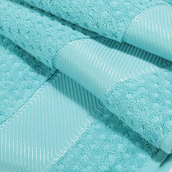 Caleffi - 2-teiliges Handtuchset 100% Baumwolle Frottee – 1 Handtuch 50x100 cm + 1 Gästetuch 40x60 cm, Weich & Saugfähig