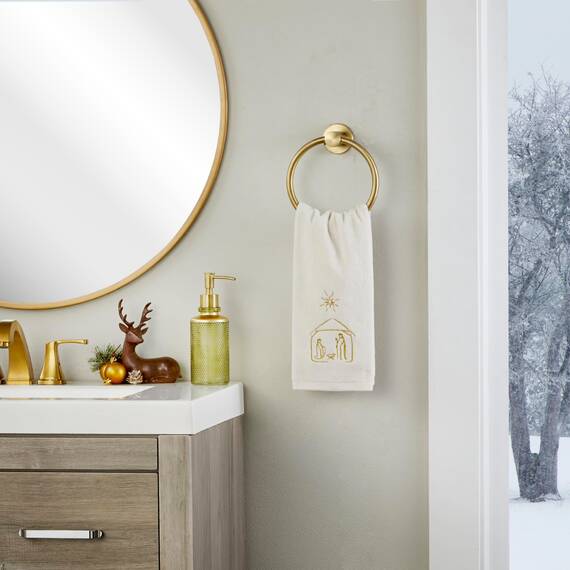 SKL Home Handtuch mit Krippenmotiv, 2 Stück