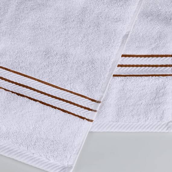 Superior Türkische Baumwolle Ultra-Plüsch 6-teiliges Handtuch-Set, kleine Handtücher für Zuhause, Wohnung, Airbnb, Küche, Bad-Essentials, saugfähig, schnell trocknend, Badzubehör, weiche Basics, Toast