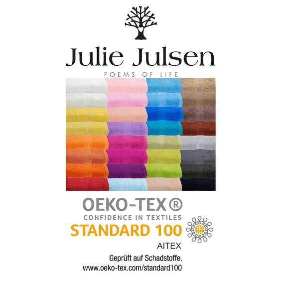 Julie Julsen 9 TLG Handtuchset 3 Badetücher 3 Handtücher 3 Gästetücher Reine Baumwolle über 30 Farben Rosa