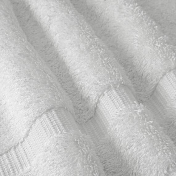Chakir Turkish Linens Hochwertige türkische Handtücher für das Badezimmer, 100% Baumwolle, 2 große Badetücher, 2 Handtücher, 2 Waschlappen, (6-teiliges Handtuch-Set, Weiß)