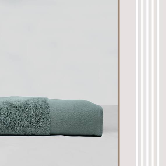 casaviva - Maxi-Badetuch 150x100 cm, 100% hochwertige Baumwolle 750 g/m² - Oeko-Tex Baumwollhandtuch, extra kuschelig und saugfähig, Duschtuch - Sage Grün