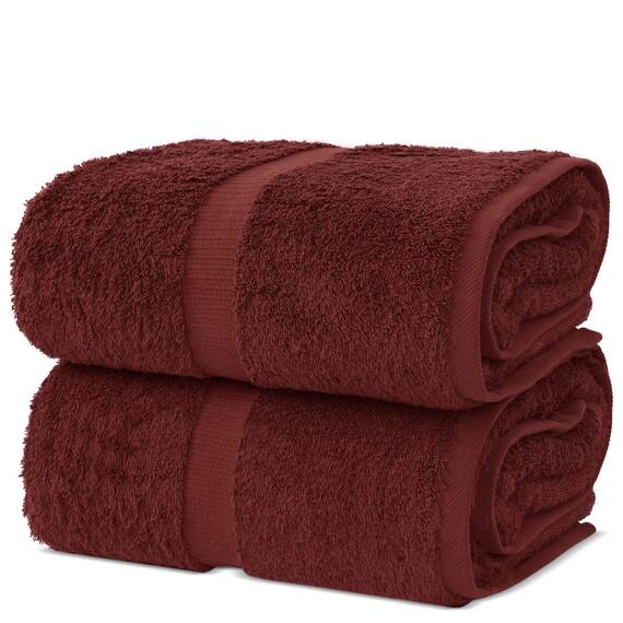 Chakir Turkish Linens, Türkische Badetücher aus 100% Baumwolle, hochwertig, 88,9 x 178,8 cm, Cranberry