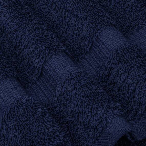Chakir Turkish Linens Hotel & Spa Qualität, Premium Baumwolle türkische Handtücher (89,9 x 178,8 cm, Jumbo-Badetücher, Marineblau)