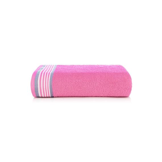 Casa Copenhagen He & She 4 teiliges Badetücher Set - Staubblau–Rosa, 550 g/m², 4 teiliges Badetücher, Baumwolle Handtüchern Rau und zäh Einsatz, Geschenkset für Badezimmer