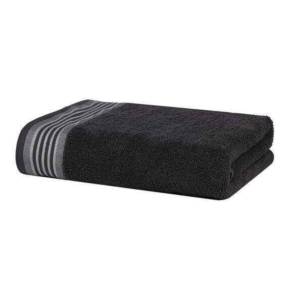 Casa Copenhagen 6-teiliges Handtuch-Set, Kieferngrau + Grauviolett, 550g/m², 2Badetücher, 2Handtücher, 2Waschlappen aus weicher ägyptischer Baumwolle für Badezimmer, Küche und Dusche