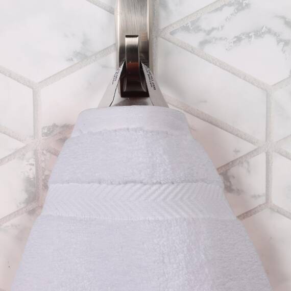 Superior - Kollektion, superweiches und saugfähiges Badetuchset, Baumwolle, weiß, 2-er Set