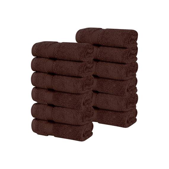Superior Gesichtshandtuch/Waschlappen-Set aus Baumwolle, kleine Gesichtstücher, Spa, Hotel, Gäste, Zuhause, Badezimmer, Basics, Plüsch, weich, saugfähig, luxuriös, schnell trocknend, Zero Twist