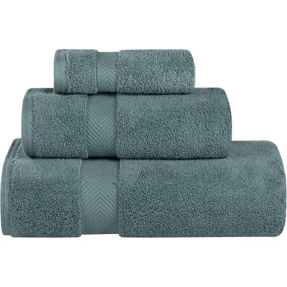 Superior - Kollektion, superweiches und saugfähiges Badetuchset, Baumwolle, jadefarben, 2-er Set
