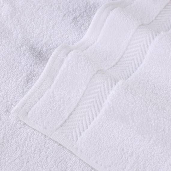 Superior - Kollektion, superweiches und saugfähiges Badetuchset, Baumwolle, weiß, 2-er Set
