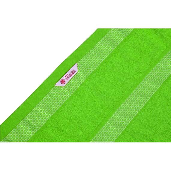 Casa Copenhagen, 6teiliges Designer Handtuch Geschenkset aus 100% ägyptischer Baumwolle –Limettengrün, 600 g/m² (2Badetücher, 2Handtücher, 2Waschhandschuhe) Geschenkbox für Damen & Herren