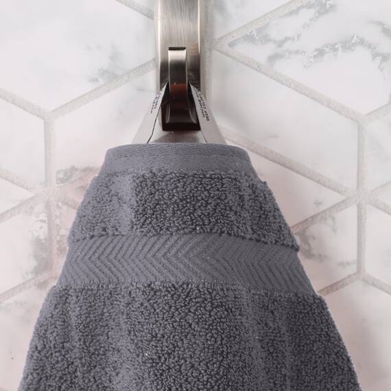 Superior - Kollektion, superweiches und saugfähiges Badetuchset, Baumwolle, grau, 2-er Set