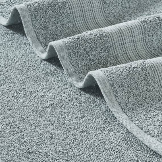 Modern Threads Amaris Wende-Handtuchset aus garngefärbtem Jacquard, 6-teilig, Badetücher, Handtücher und Waschlappen, sehr saugfähig und schnell trocknend, 100% gekämmte Baumwolle, elefenbeinfarben