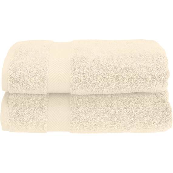 Superior - Kollektion, superweiches und saugfähiges Handtuchset, Baumwolle, elfenbeinfarben, 6-teilig