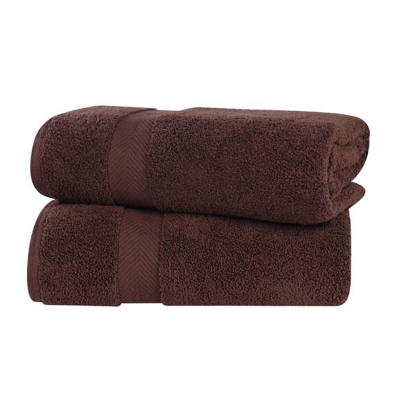 Superior - Kollektion, superweiches und saugfähiges Handtuchset, Baumwolle, espressofarben, 3-teilig