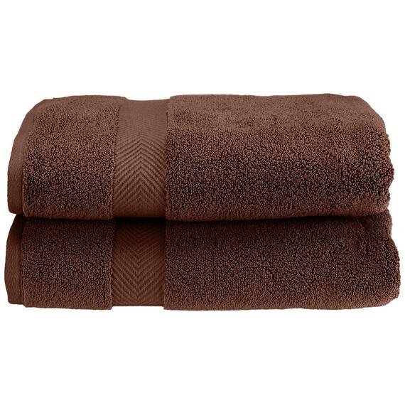 Superior - Kollektion, superweiches und saugfähiges Handtuchset, Baumwolle, espressofarben, 6-teilig