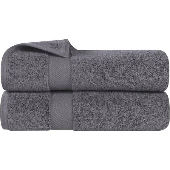 Superior - Kollektion, superweiches und saugfähiges Handtuchset, Baumwolle, grau, 6-teilig