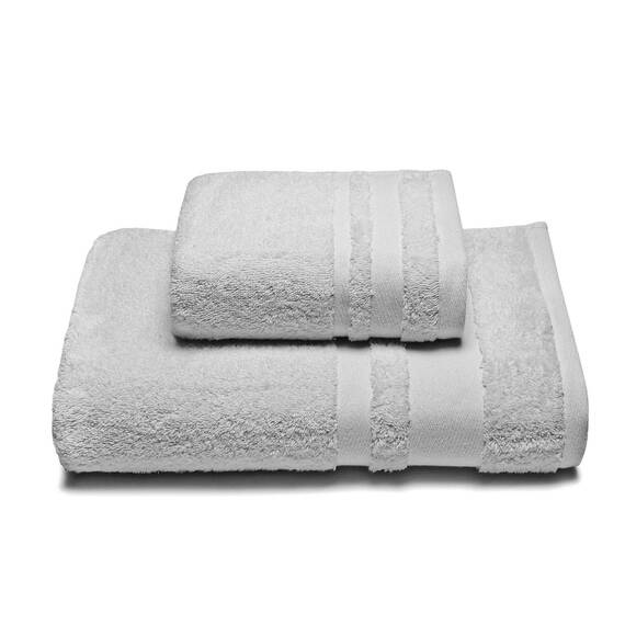 Caleffi - 2-teiliges Handtuchset 100% Baumwolle Frottee – 1 Handtuch 50x100 cm + 1 Gästetuch 40x60 cm, Weich & Saugfähig