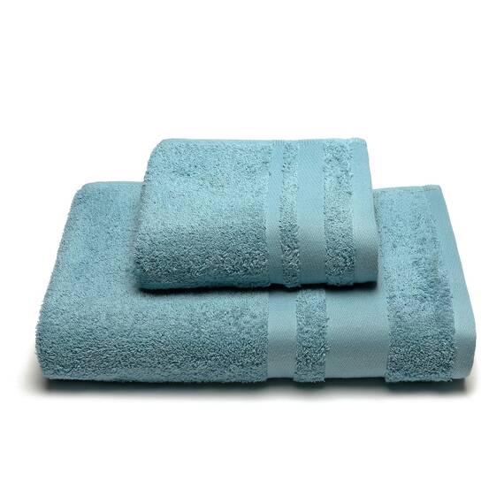 Caleffi - 2-teiliges Handtuchset 100% Baumwolle Frottee – 1 Handtuch 50x100 cm + 1 Gästetuch 40x60 cm, Weich & Saugfähig