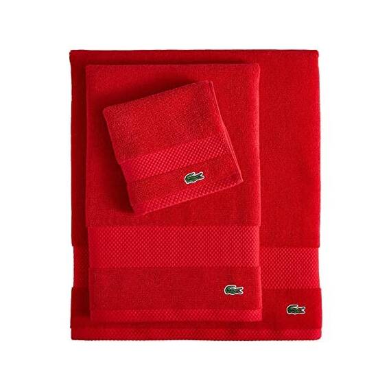 Lacoste Heritage-Supima-Baumwollhandtuch, Formel 1, 40,6 x 76,2 cm