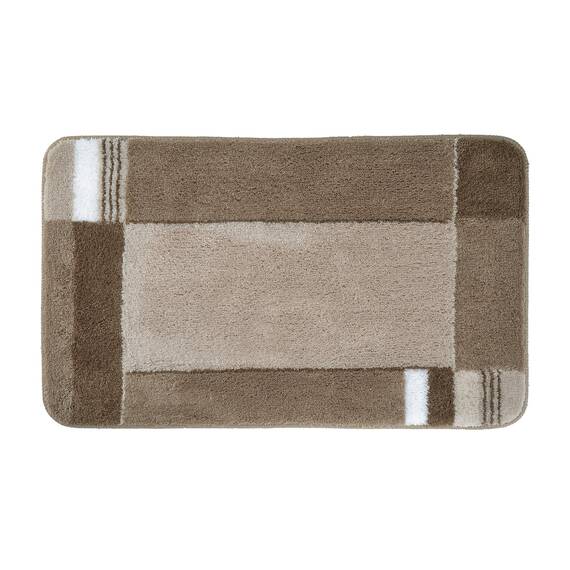 Kleine Wolke Badteppich Padova, 50 x 65 cm, Taupe
