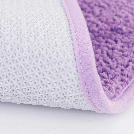 Zeeinx Get Naked Badematte, niedlicher Badezimmerteppich, rutschfeste Mikrofaser, lustige Badezimmer-Dekoration, maschinenwaschbar, violett, Badematte für Badewanne und Dusche, 45,7 x 119,4 cm