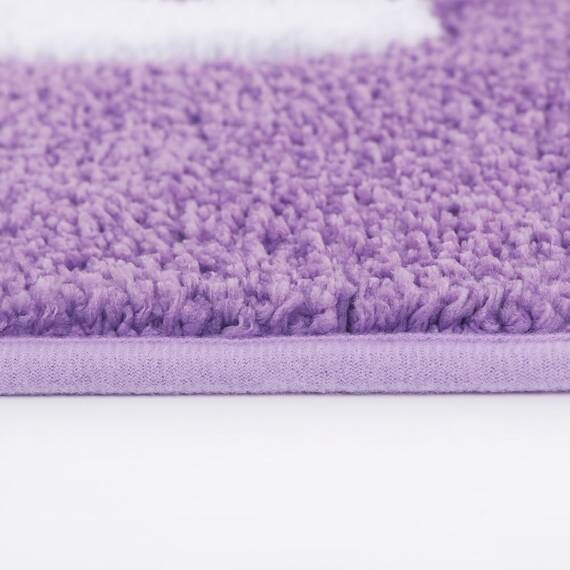Zeeinx Get Naked Badematte, niedlicher Badezimmerteppich, rutschfeste Mikrofaser, lustige Badezimmer-Dekoration, maschinenwaschbar, violett, Badematte für Badewanne und Dusche, 45,7 x 119,4 cm