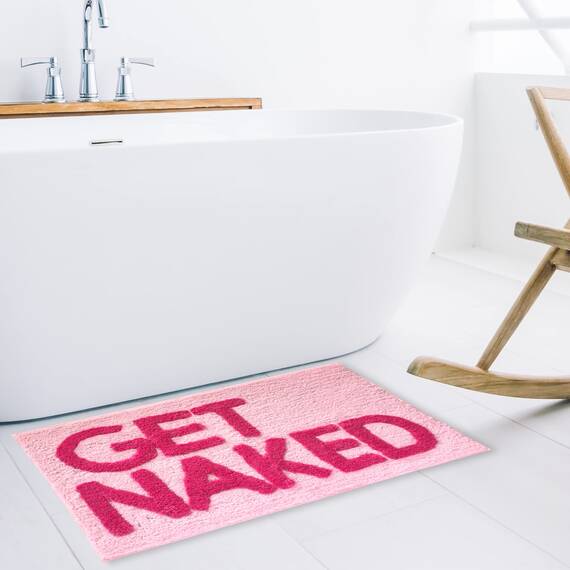 New Mungo Get Naked Badematte, Pink, 78,7 x 50,8 cm
