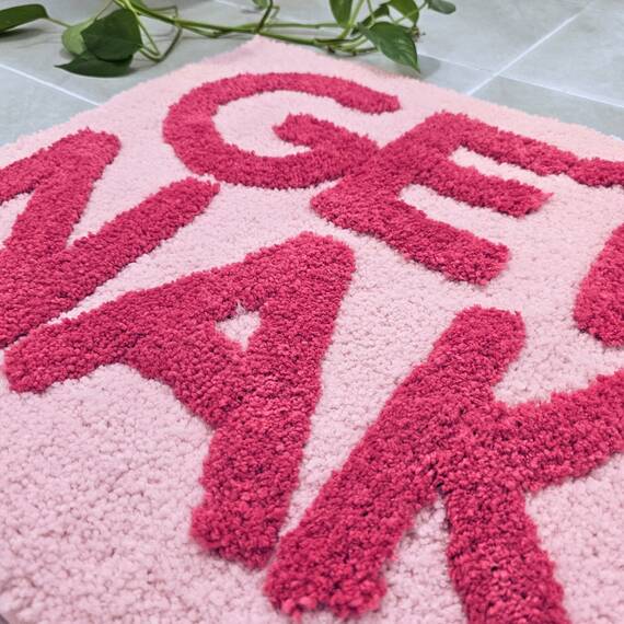 New Mungo Get Naked Badematte, Pink, 78,7 x 50,8 cm