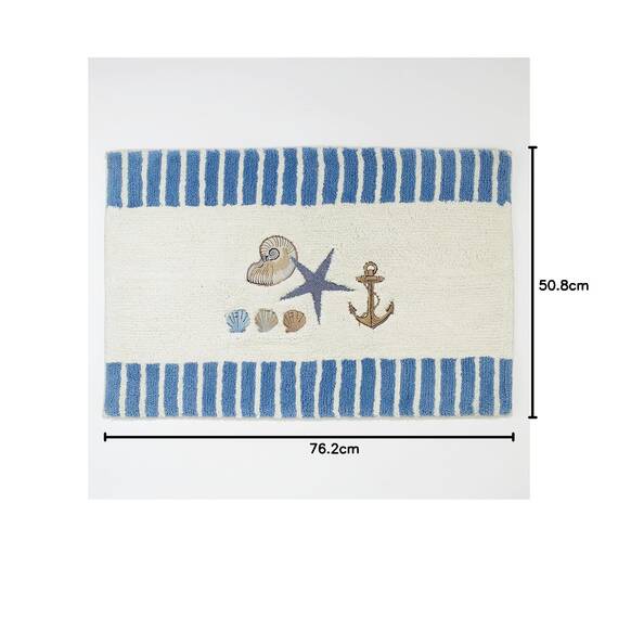 Avanti Linens Badezimmer Antigua-Kollektion, 50,8 x 76,2 cm, Mehrfarbig