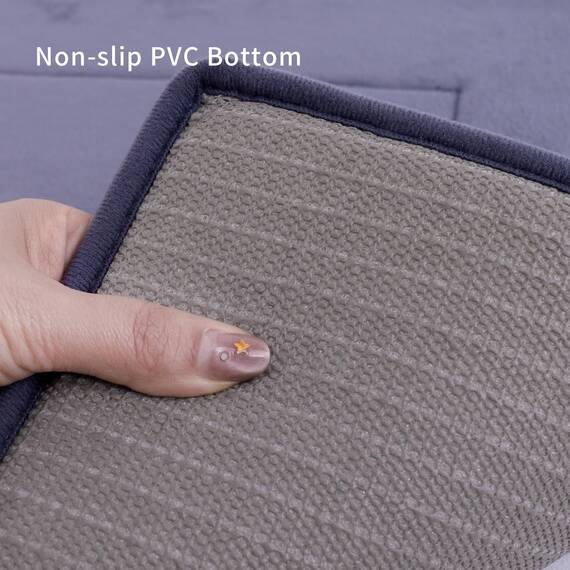 FABBRICA Home Weicher Flurläufer, waschbarer Bodenteppich, rutschfester Memory-Schaum-Teppich, super Wasseraufnahme, geeignet für Badezimmermatte, Eingang, Küche, Wohnzimmerdekoration (6 x 152 cm