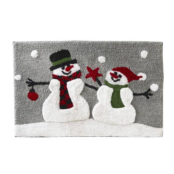 SKL Home by Saturday Knight Ltd. Woodland Winter Badteppich, Mehrfarbig