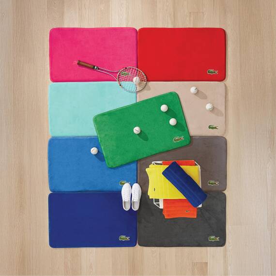 Lacoste Krokodil-Teppich, Krokodil-Teppich, 48,3 x 76,2 cm (19 x 30 Zoll), Grau (Cliff)