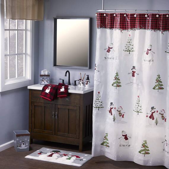 SKL Home by Saturday Knight Ltd. Woodland Winter Badteppich, Mehrfarbig