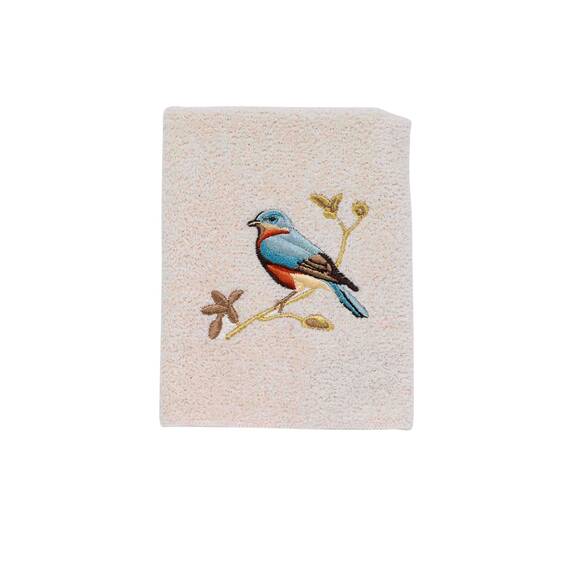Avanti Linens Waschlappen, weich und saugfähig, von der Natur inspirierte Badezimmer-Dekoration (Gilded-Birds-Collection)