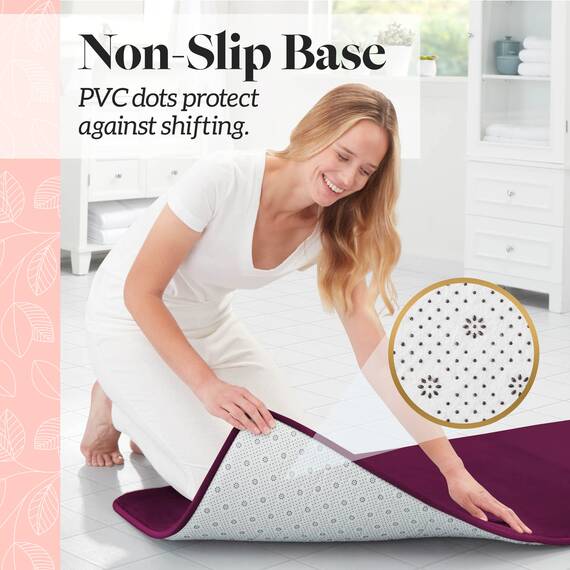 Genteele Badvorleger - Memory-Schaumstoff, rutschfest, saugfähig, super gemütlich