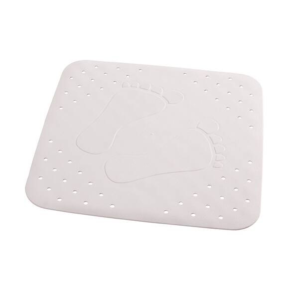 RIDDER Duscheinlage, Duschmatte ca. 54x54 cm, Plattfuß, weiß | Allergikerfreundlich | Made in Germany | Nachhaltig | Recyclebar | Waschbar | PVC-frei