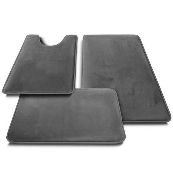 Clara Clark Rutschfester Rückstellschaum Set of 2 - Small/Large grau