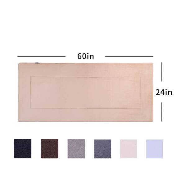 FABBRICA HOME Weicher Flurläufer, waschbarer Bodenteppich, rutschfester Memory-Schaum-Teppich, super Wasseraufnahme, geeignet für Badezimmermatte, Eingang, Küche, Wohnzimmerdekoration (6 x 152 cm