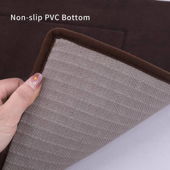 FABBRICA Home Weicher Flurläufer, waschbarer Bodenteppich, rutschfester Memory-Schaum-Teppich, super Wasseraufnahme, geeignet für Badezimmermatte, Eingang, Küche, Wohnzimmerdekoration (0,6 x 1,8 m